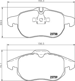 Гальмові колодки PAGID T1234