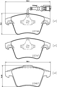 Гальмові колодки PAGID T1432