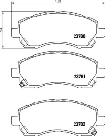 Гальмові колодки PAGID T1320