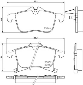 Гальмові колодки PAGID T1225