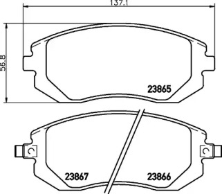 Гальмові колодки PAGID T1331