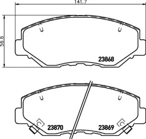 Гальмові колодки PAGID T1333