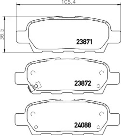 Гальмові колодки PAGID T1334