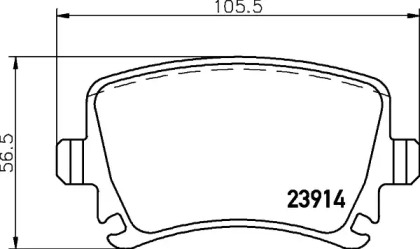 Гальмові колодки PAGID T1377