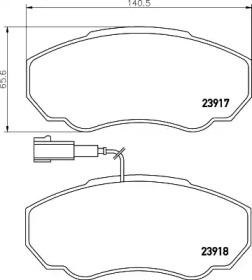 Гальмові колодки PAGID T1354