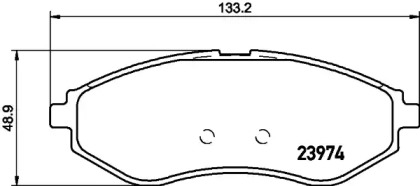 Гальмові колодки PAGID T1443