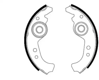 Гальмові колодки PAGID H1055
