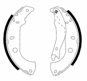 Гальмові колодки PAGID H8555