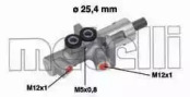 Циліндр гальмівний (головний) Audi A4/A6/Skoda Superb/VW Passat 1.6-4.2 97-09 (d=25.4mm) (Aluminium) METELLI 05-0613
