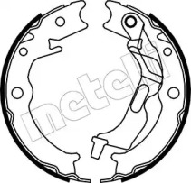 Колодки ручника Chevrolet Epica 03-/Lacetti 05-/Suzuki Forenza 03- (170x26) METELLI 53-0052