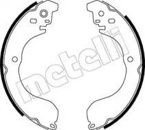 Колодки гальмівні (задні) Jeep Compass 06-/Patriot 07- (барабанні) (228.6x37) METELLI 53-0296