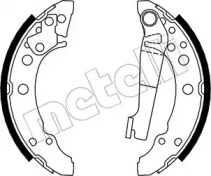 Колодки гальмівні (задні) Audi 80/A2/VW Golf I-II/Jetta I-II/Passat/Polo 74-05 (барабанні) (180x31) METELLI 53-0465