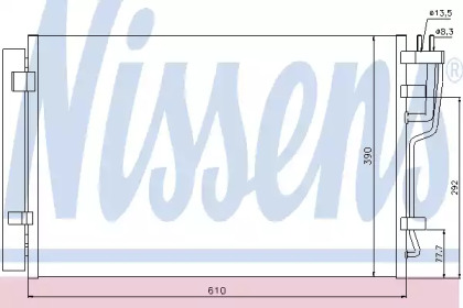 Конденсатор без хладогену Nissens 940006