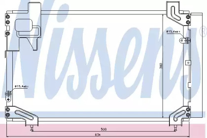 Радиатор кондиционера Nissens 940020