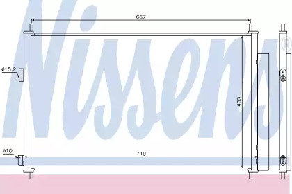 Конденсатор без хладогену Nissens 940021