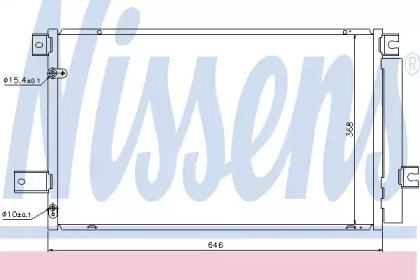Радиатор кондиционера Nissens 940022