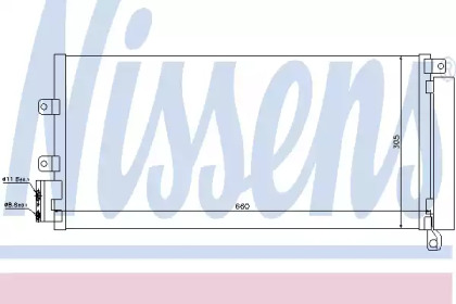Радиатор кондиционера Nissens 940023