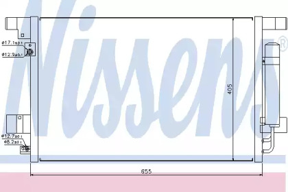 Конденсатор без хладогену Nissens 940029