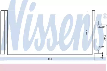 Радиатор кондиционера Nissens 940034