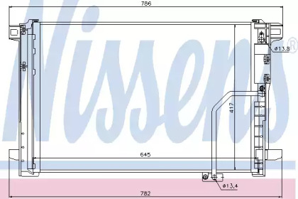Радіатор кондиціонера First Fit Nissens 940035