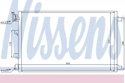 Радиатор кондиционера Nissens 940038