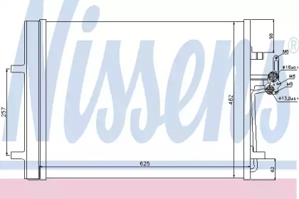 Конденсатор без хладогену Nissens 940044