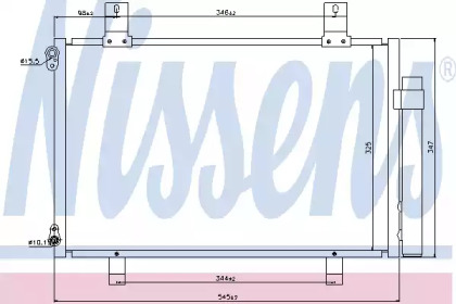 Радіатор кондиціонера Nissens 940057