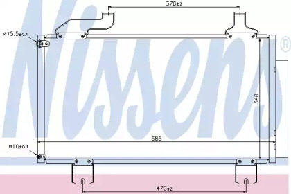Конденсатор без хладогену Nissens 940114