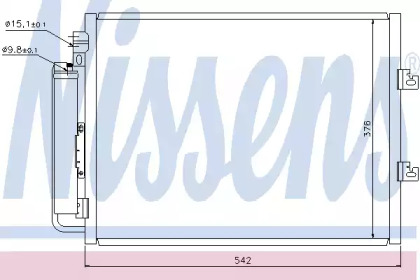 Конденсатор без хладогену Nissens 940126