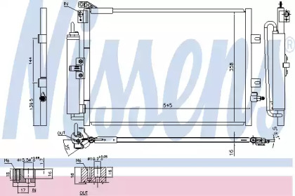 Конденсатор без хладогену Nissens 940142