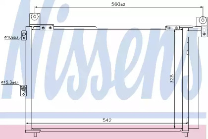 Радіатор кондиціонера Nissens 940143