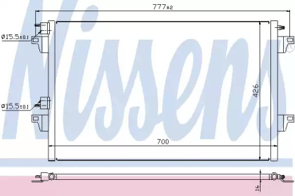 Конденсатор без хладогену Nissens 940153