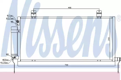 Конденсатор без хладогену Nissens 940164
