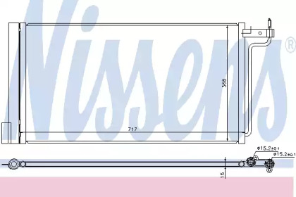 Радиатор кондиционера Nissens 940181