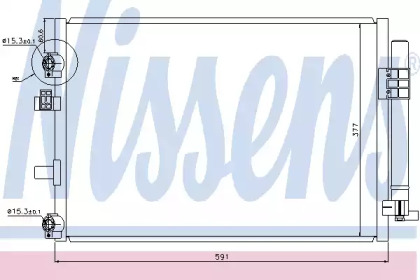 Конденсатор без хладогену Nissens 940182