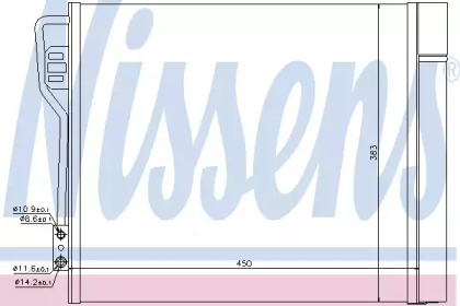 Радиатор кондиционера Nissens 940185