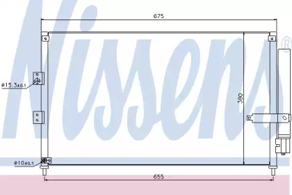 Конденсатор без хладогену Nissens 940197