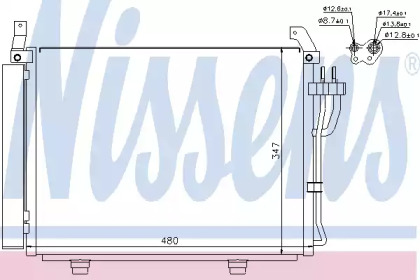 Конденсатор без хладогену Nissens 940205