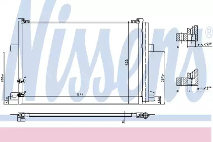 Конденсатор без хладогену Nissens 940225