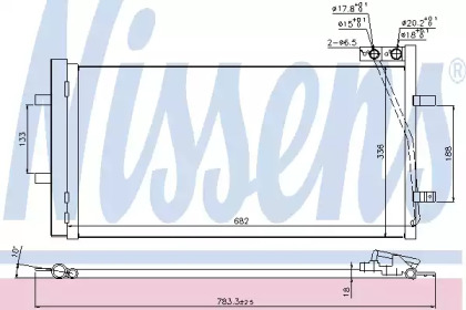 Радіатор кондиціонера First Fit Nissens 940255
