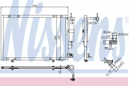 Конденсатор без хладогену Nissens 940277