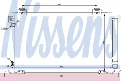 Конденсатор без хладогену Nissens 940283