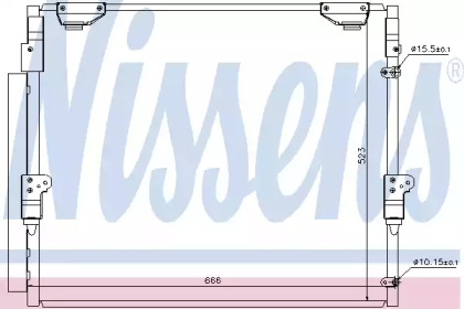 Радиатор кондиционера Nissens 940304