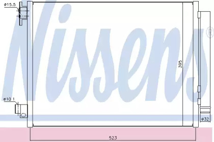 Конденсатор без хладогену Nissens 940321