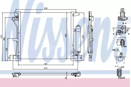 Радіатор кондиціонера Nissens 940337