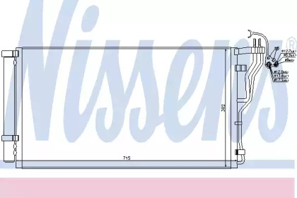 Радіатор кондиціонера Nissens 940347