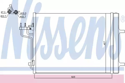 Конденсатор без хладогену Nissens 940398