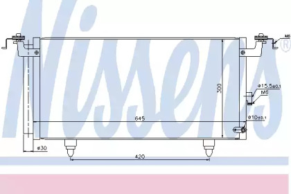 Радіатор кондиціонера Nissens 940399