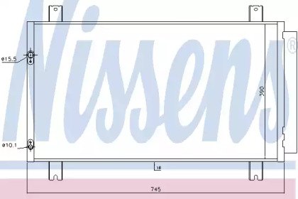 Радіатор кондиціонера Nissens 940401