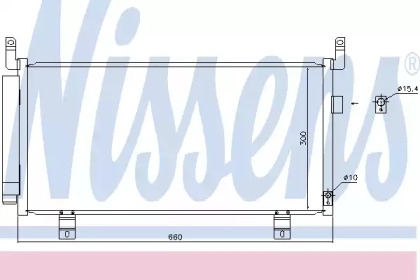 Радиатор кондиционера Nissens 940437